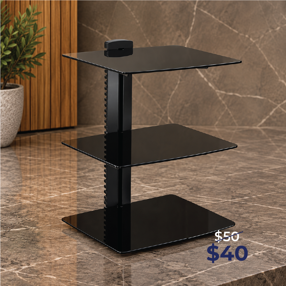 20210COQ0002_0 DVD & Receiver Shelf Conqueror H143 - Image 1