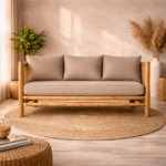 Sofa 3 Seater DI DF23-61A Straight Lines With Arms