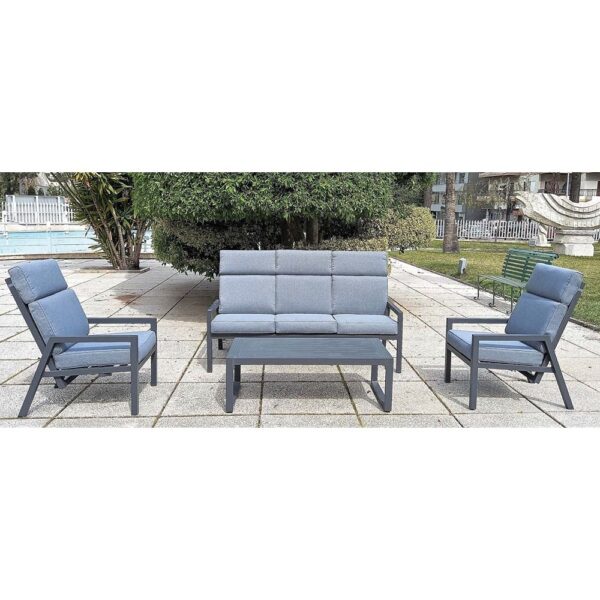 Outdoor Sofa Set Furniture 7458-1 Grey