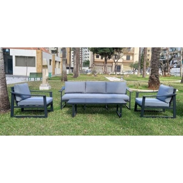 Outdoor Sofa Set Furniture 61939/5 Grey