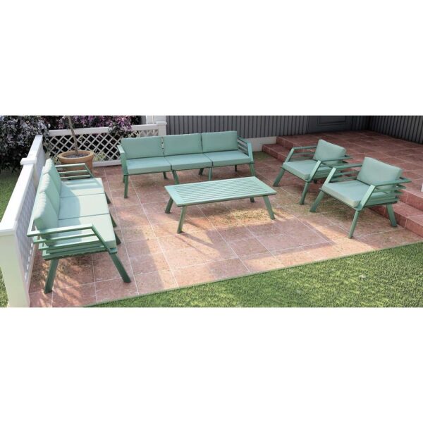 Outdoor Sofa Set Furniture 7492-8 Green