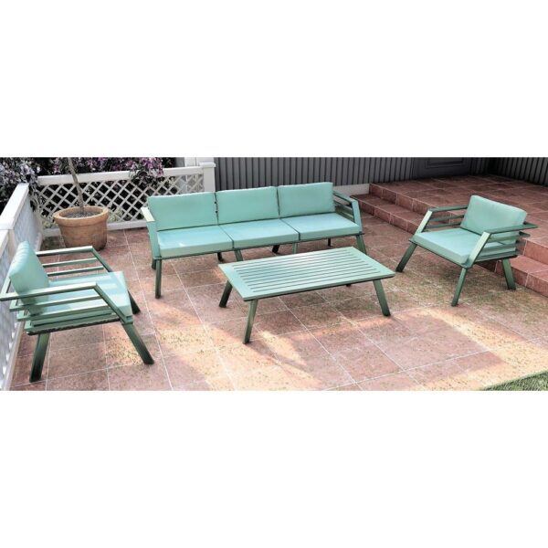 Outdoor Sofa Set Furniture 7492-5 Green