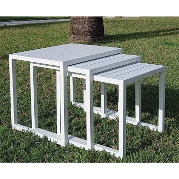 Table Furniture Set Of 3 7800  White