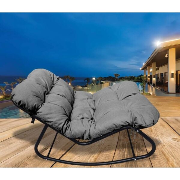 Lounge Chair Furniture S1136 Dark Grey