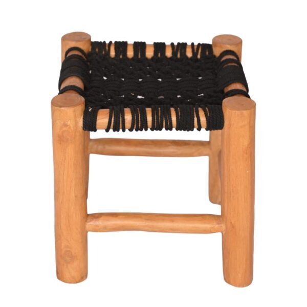 Stool DI DF18-NW03 Black Ropes