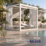 Pergola Mowee Brez Single White