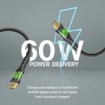 Cable Promate Transline-CC Black - Image 2