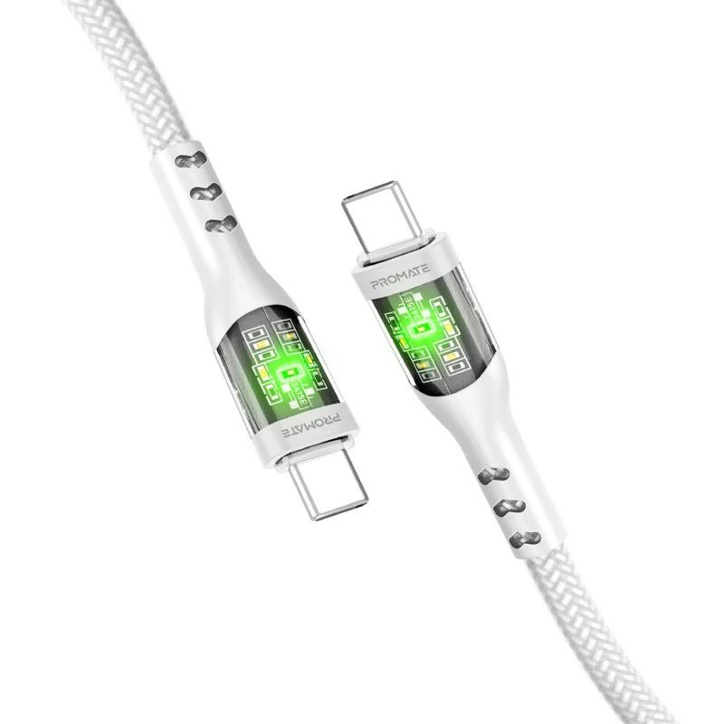 10501PRM0009_0 Cable Promate Transline-CC White - Image 1