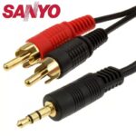 Cable Sanyo CB8 Jack to 2RCA 1.5M