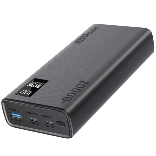 Powerbank Promate Bolt-20PD Black