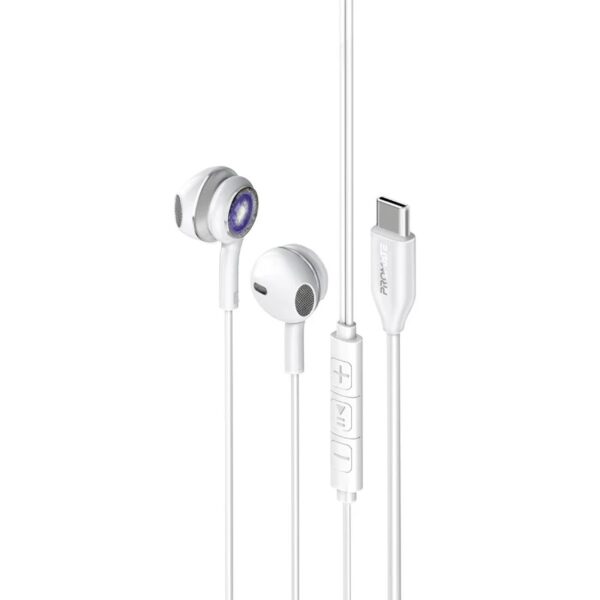 Earphones Promate Lumibuds-C Silver