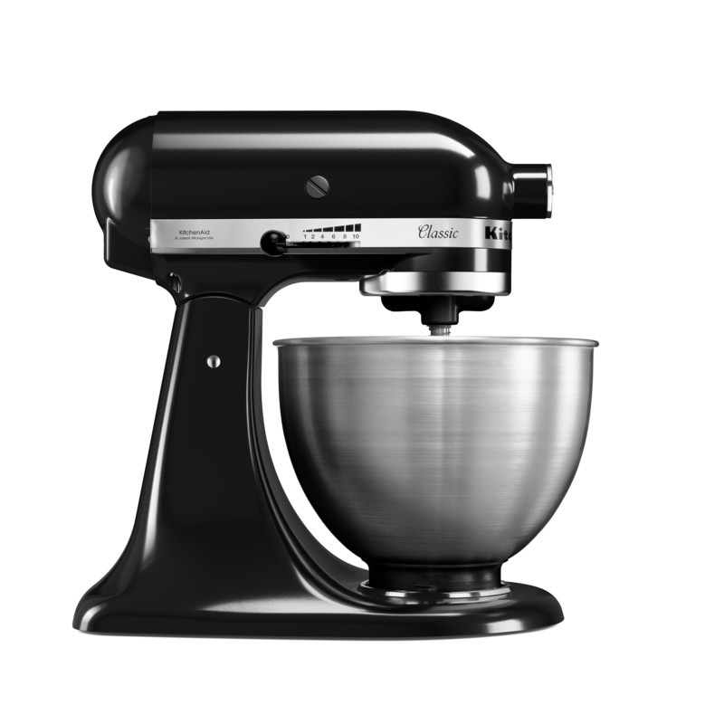 30204KIT0039_0 Mixer Kitchen Aid 5K45SSEOB Onyx Black - Image 1