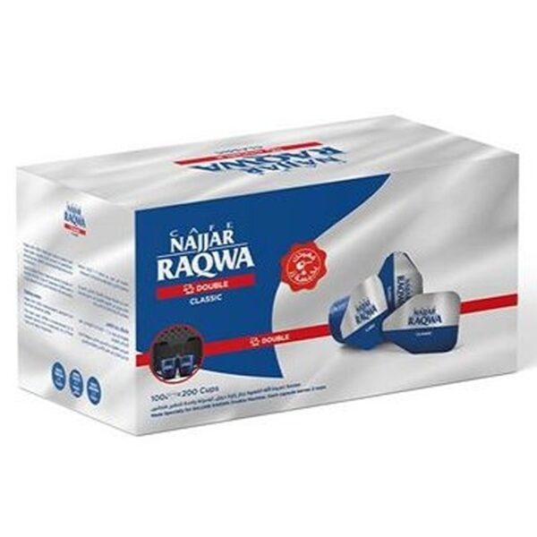Capsule Raqwa Classic Double Cup Plain 100Pcs