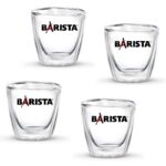 Double Glass Cup Barista Set Of 4