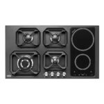 Hob Lofra Nettuno 90 HLNM9G2I Black Steel