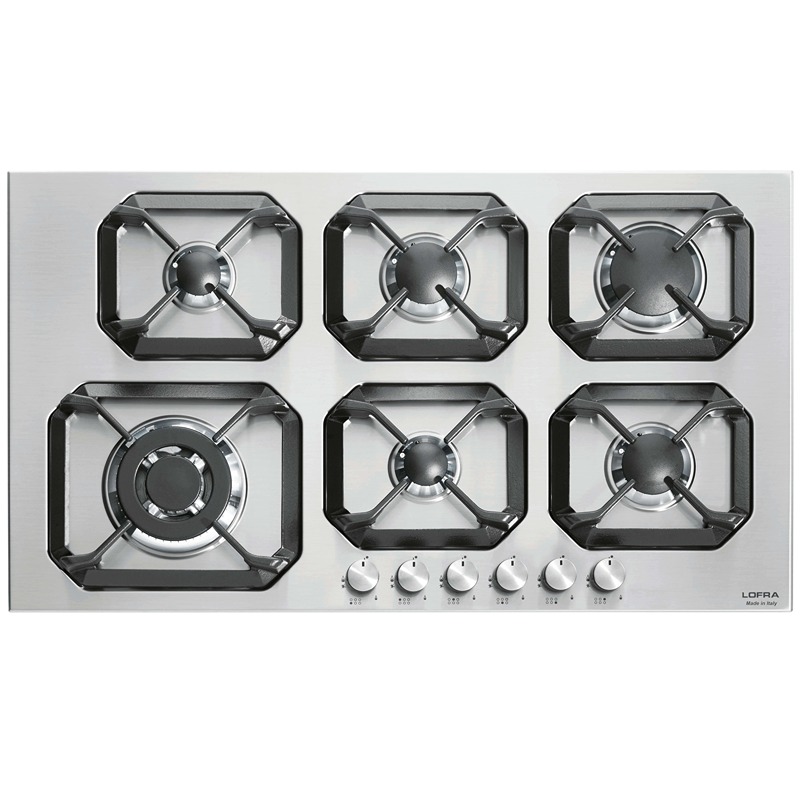40402LOF0027_0 Hob Lofra Plutone 90 HLS9S0 Stainless Steel - Image 1