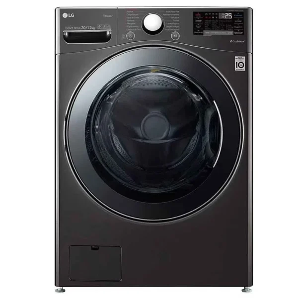 Washer - Dryer LG WDV2101BRV Black Steel