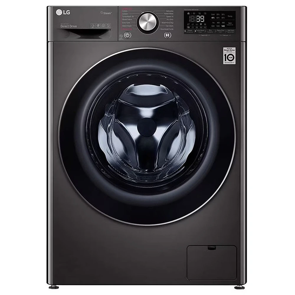 40303LG00030_0 Washer - Dryer LG F4R5VGG2E Black Steel - Image 1