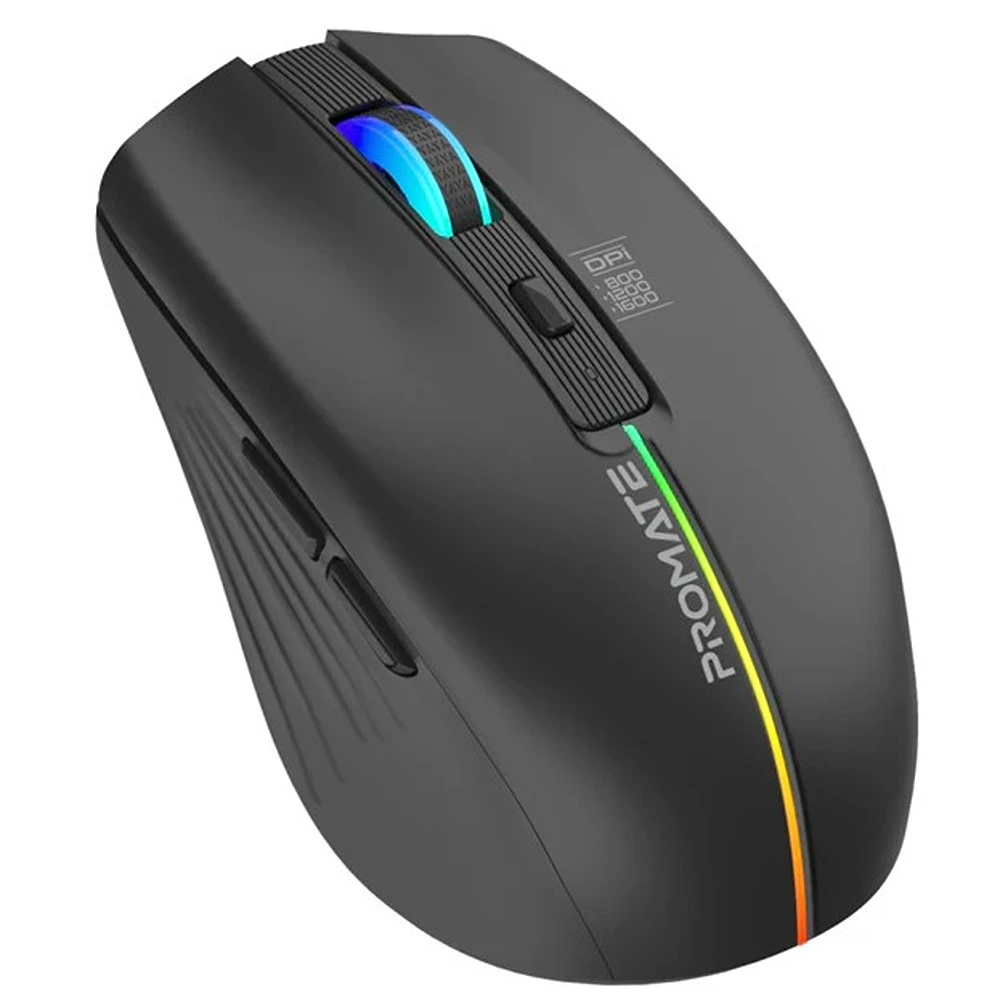 10407PRM0002_0 Mouse Promate Kitt Black - Image 1