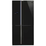 Refrigerator Sharp SJ-FS85V-BK5 Glass Black