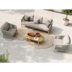 Outdoor Sofa Set AF Lola Teak - Image 2
