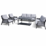 Outdoor Sofa Set Furniture 207-8 Grey - Image 2