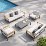 Sofa Set Higold RBM-Nola Grey 1+1+2+3+T