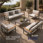 Sofa Set Higold RBM-Nola Grey 1+1+2+3+T