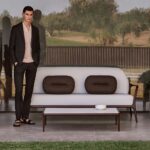 Outdoor Sofa Mowee Xaloc 3 Seater Brown & White - Image 4