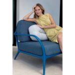 Corner+2tables +Armchair Mowee Xaloc Blue & White - Image 5