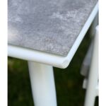 Outd Dining Set CC 1+6 C-J24002 White +Cush Grey - Image 3