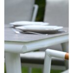 Outd Dining Set CC 1+8 C-J24002 White + Cush Grey - Image 3