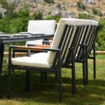 Outd Dining Set CC 1+8 C-J24002 Grey +Cush Off Wh - Image 4