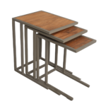 Table BT Coffee Table Set Cappuccino - Image 2