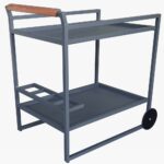 Serving Trolley BT Smokey Grey - Image 2