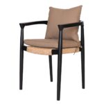 Set Of 2 Chairs DI DF24-AMB-263 Black Wood Rattan - Image 4