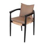 Set Of 2 Chairs DI DF24-AMB-263 Black Wood Rattan - Image 3