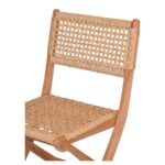 Set Of 2 Chairs DI DF24-07 Natural Wood & Rattan - Image 2
