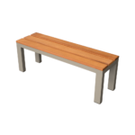 Bench BT Vertical Legs Cappuccino - Image 2