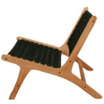 Armchair DI DF23-50 Hard Fabric Black - Image 4