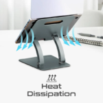 Laptop Stand Promate Deskmate-7 Grey - Image 2