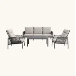 Outdoor Sofa Set Furniture 22S0117 Grey +Cush Grey - Image 2
