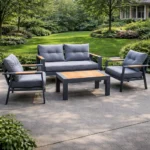 outdoor sofa set Furniture 190813-4H GREY +GREY