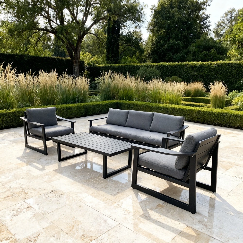 70101FUR0196_1-1.webp Outdoor Sofa Set Furniture 61939/5 Grey - Image 1