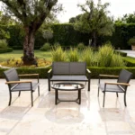 Outdoor Sofa Set Furniture 137 Grey