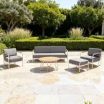 Outdoor Sofa Set Furniture 7101-White