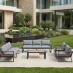 Outdoor Sofa Set Furniture 22001-8 Grey