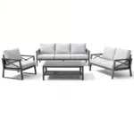 Outdoor Sofa Set Furniture 167-5 Grey - Image 2