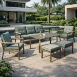 Outdoor Sofa Set Furniture 065/2733-5-BENCH Grey