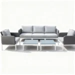 Outdoor Sofa Set Furniture AS-003-5 Grey - Image 2